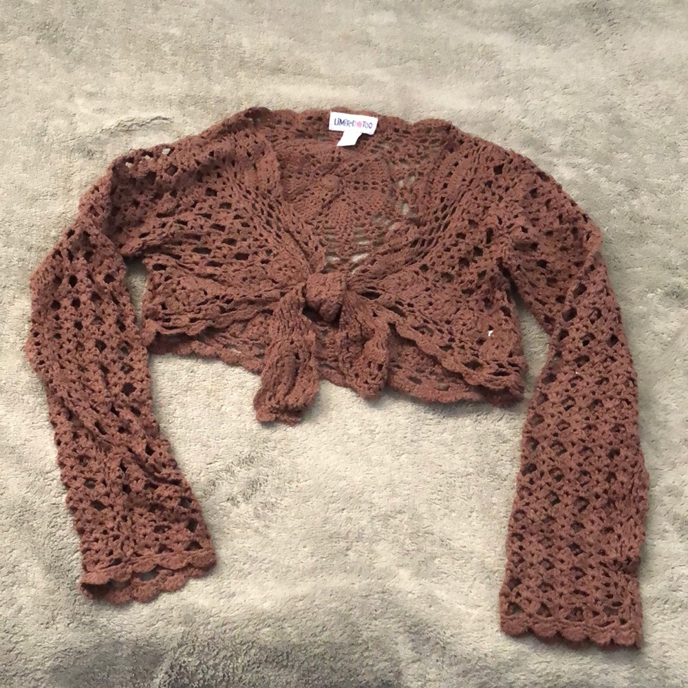 Girls crochet Sweater size 6/7